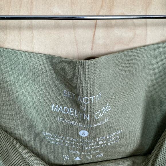 SET ACTIVE Women’s Sculptflex 7/8 Moss Leggings Size Small - Picture 5 of 7